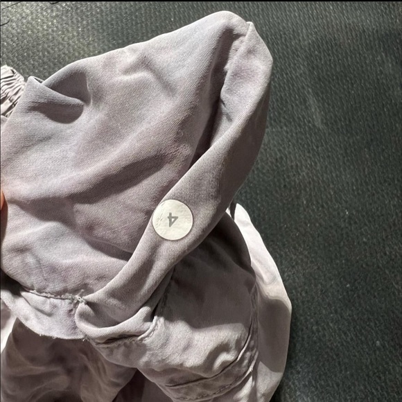 lululemon 4 varsity shorts ambient grey tencel - Picture 7 of 7